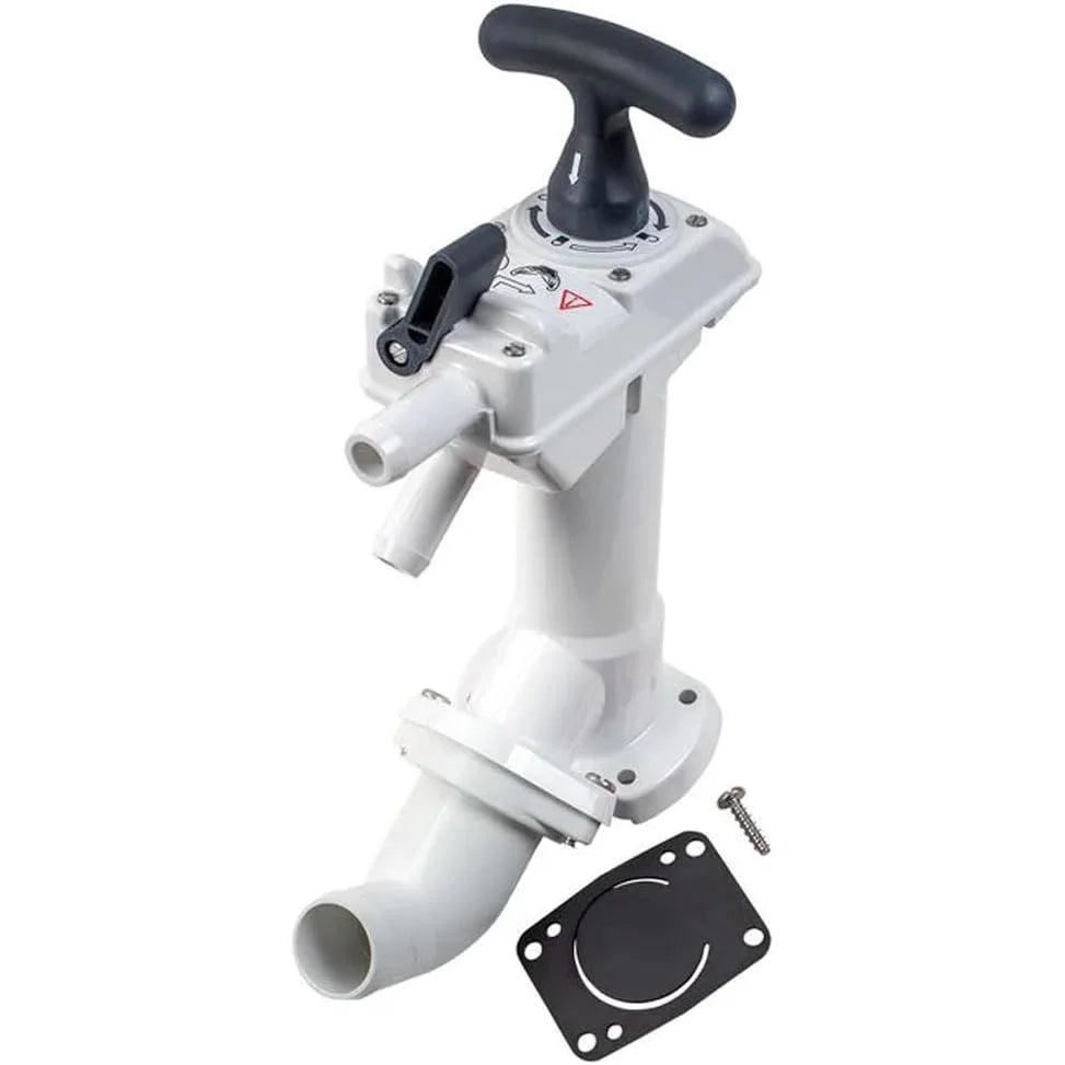 Jabsco Twist n' Lock Manual Toilet Pump Assembly, For 29090 & 29120 Series — Quality Boat Parts