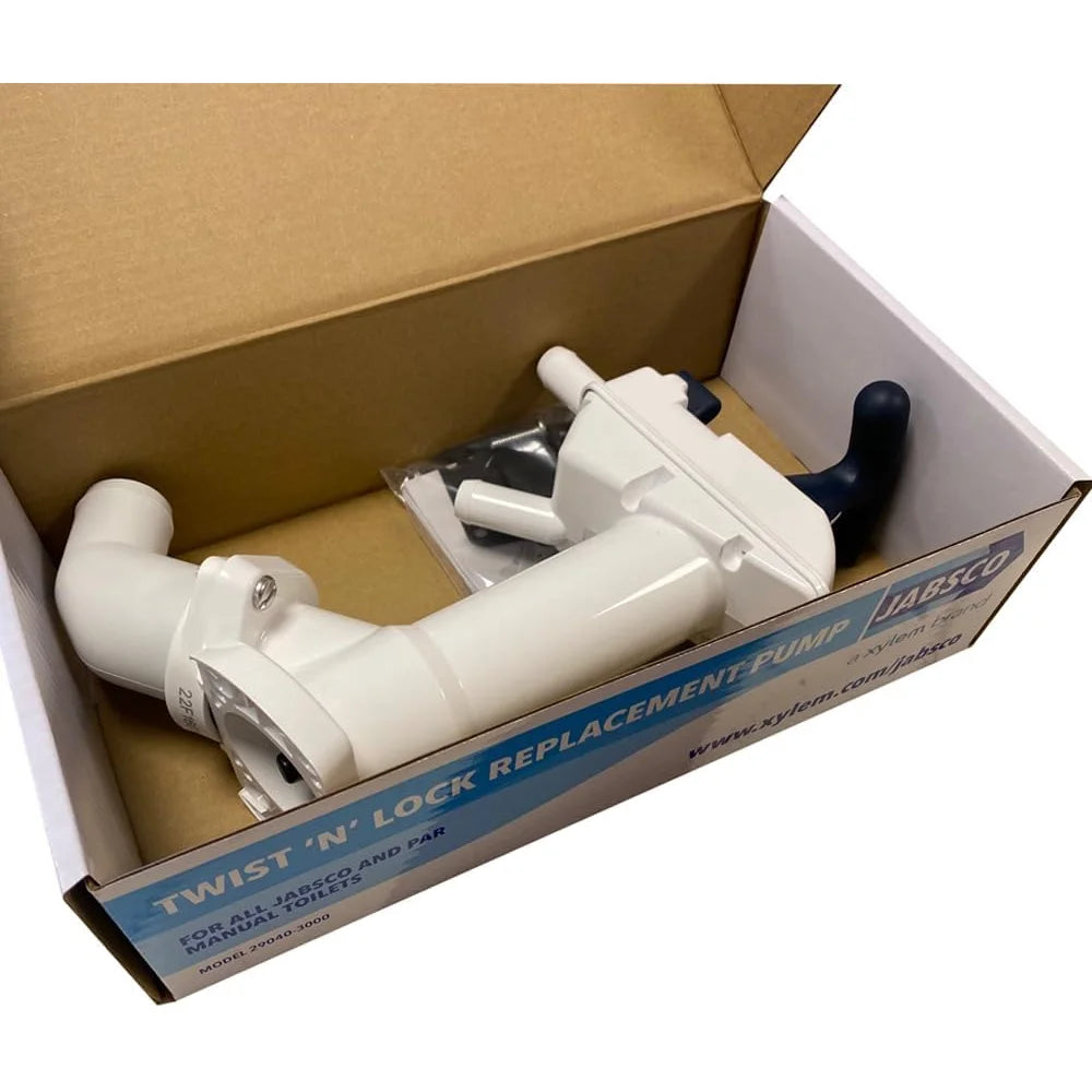 Jabsco Twist n' Lock Manual Toilet Pump Assembly, For 29090 & 29120 Series — Quality Boat Parts