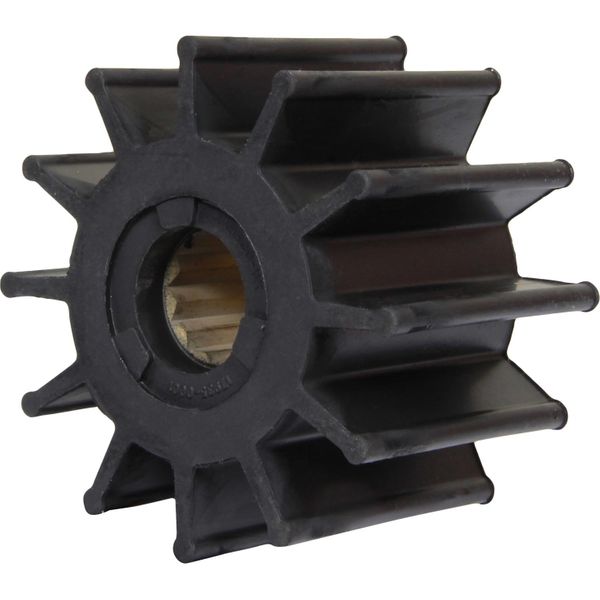 Jabsco Impeller Kit, Spline Drive, 3-3/4 in x 2-1/2 in x 1 in, 12-Blade, Neoprene, Brass Insert — Quality Boat Parts