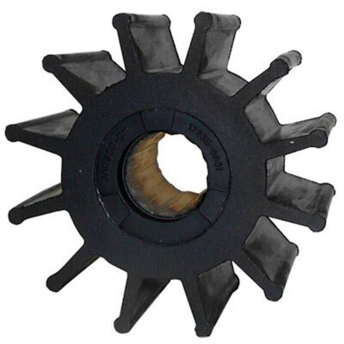 Jabsco Impeller Kit, Spline Drive, 3-3/4 in x 2-1/2 in x 1 in, 12-Blade, Neoprene, Brass Insert — Quality Boat Parts