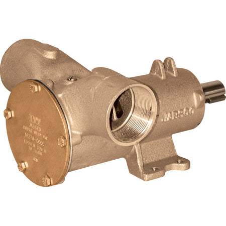 Jabsco 18370 Pedestal Flexible Impeller Pump, Bronze, 2 in NPT, 60 GPM — Quality Boat Parts