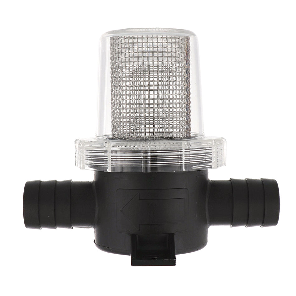 Jabsco Pumpgard In-Line Strainer, 3/4 in Hose Barbs — Quality Boat Parts