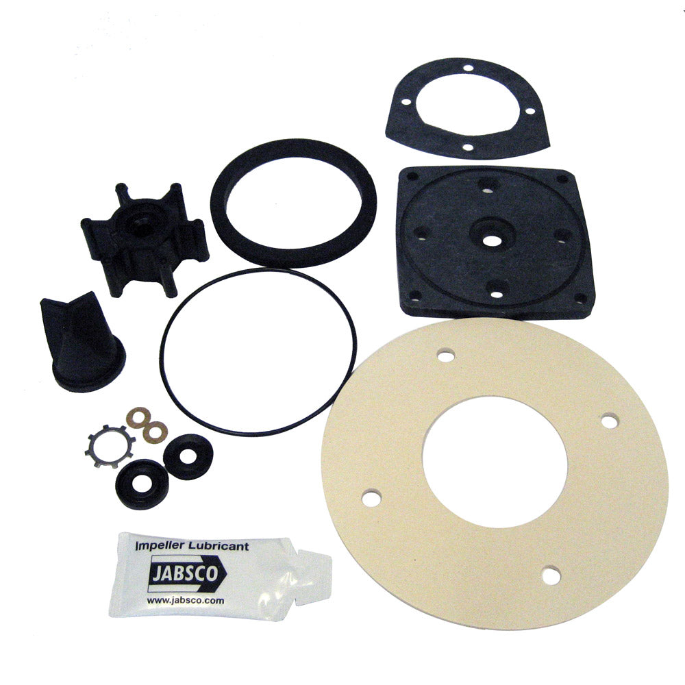 Jabsco 37010 Series Electric Toilet Service Kit, Joker Valve, Impeller, Seals & Gaskets — Quality Boat Parts