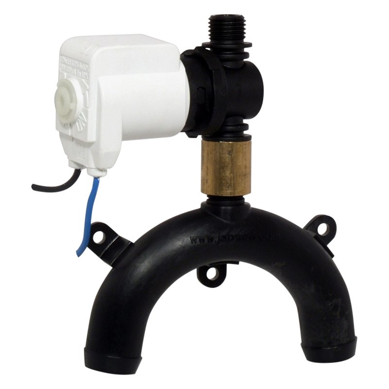 Jabsco Vented Loop Solenoid Valve, For 37010 Series Toilets, 12/24V, 1/4 in BSP Brass Connector — Quality Boat Parts