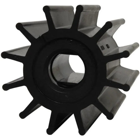 Jabsco Impeller Kit, Double Flat Drive, 12-Blade, Neoprene, 3-3/4 in Diameter, 3-1/2 in Depth, 1 in Shaft Diameter, Plastic Insert — Quality Boat Parts