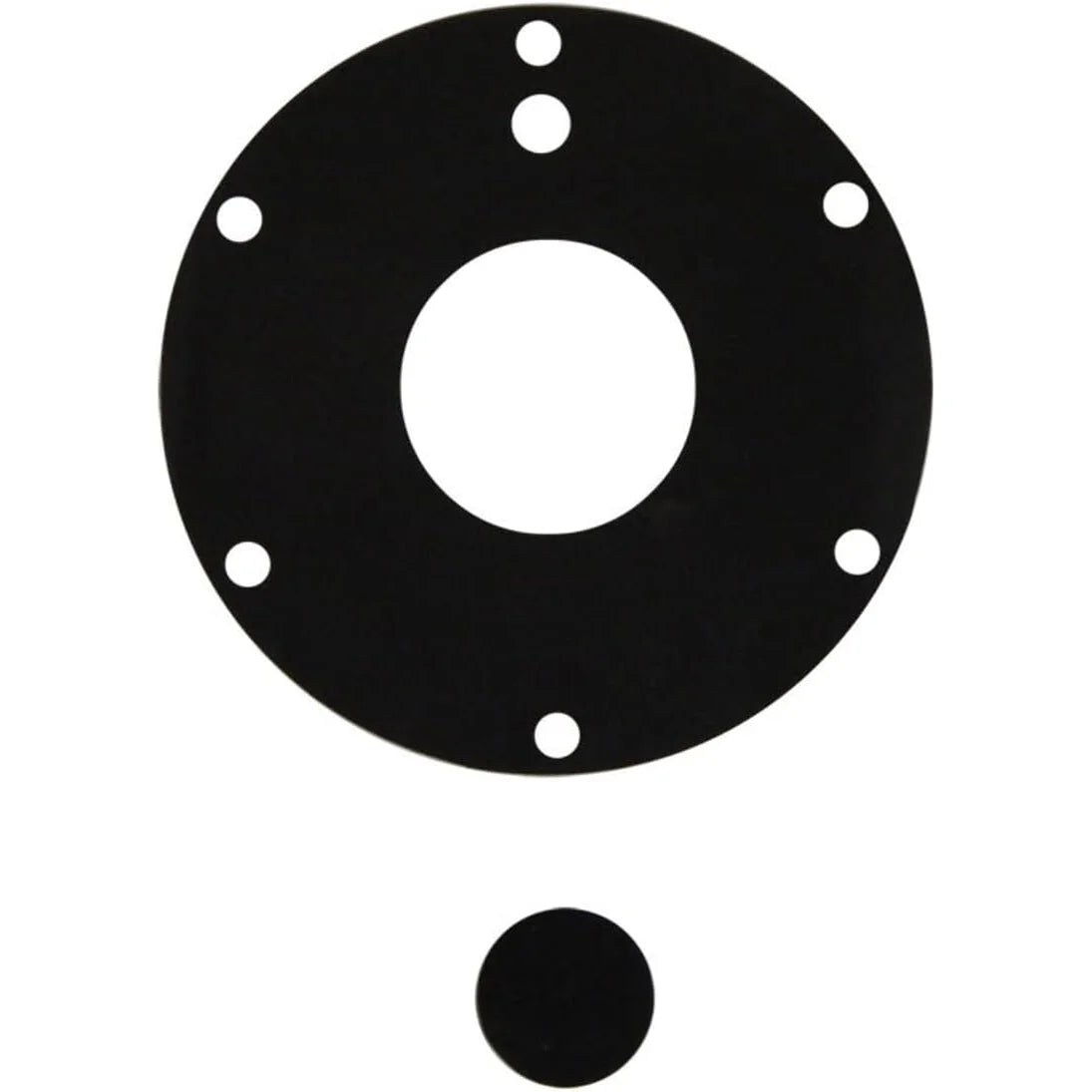 Jabsco Impeller Kit, Double Flat Drive, 12-Blade, Neoprene, 3-3/4 in Diameter, 3-1/2 in Depth, 1 in Shaft Diameter, Plastic Insert — Quality Boat Parts