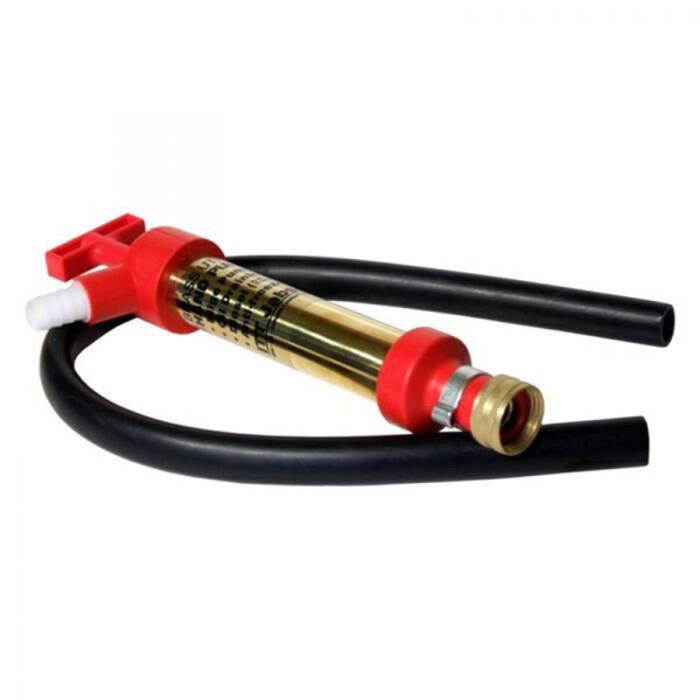 Jabsco Marine Engine Oil Drain Pump, For OMC and MerCruiser 3/4 NH Threaded Dipstick Tubes, 2 ft 1/2 in ID Hose, Brass — Quality Boat Parts