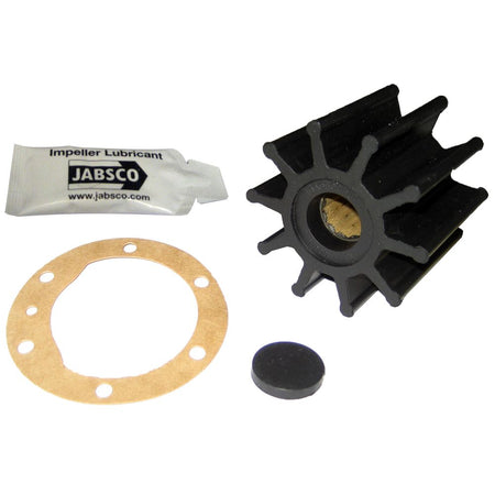 Jabsco Impeller Kit, For 50410, 22110 & 23800 Series Pumps, 10-Blade, Neoprene, Spline Drive — Quality Boat Parts