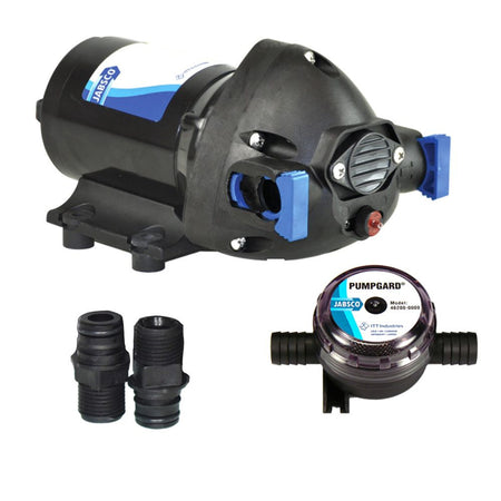 Jabsco PAR-Max 3.5 Shower Drain/General Purpose Pump, 12V, 3.5 GPM, 25 PSI, With Strainer — Quality Boat Parts