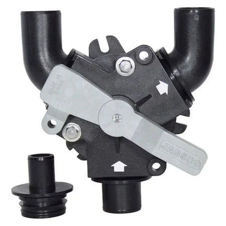 Jabsco Waste Diverter Y-Valve, 1-1/2 in Ports, 1 in Inlet — Quality Boat Parts