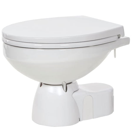 Jabsco Quiet Flush E2 Fresh Water Marine Toilet, Regular Bowl, 24V, Touch Panel, Soft-Close Lid — Quality Boat Parts