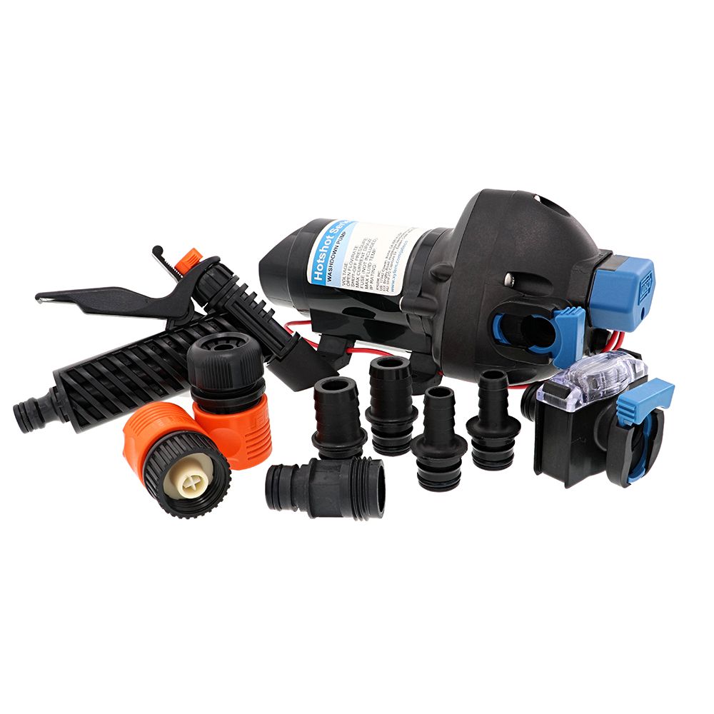 Jabsco HotShot 3 Washdown Pump, 12V, 3 GPM, 50 PSI, IPX6 — Quality Boat Parts