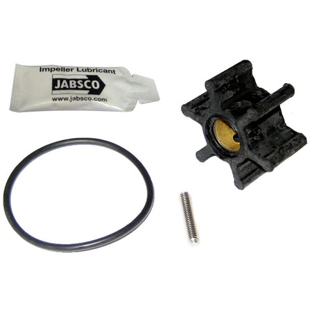 Jabsco Impeller Kit, Pin Drive, 6-Blade, Neoprene, 1-9/16 in Diameter, Brass Insert — Quality Boat Parts