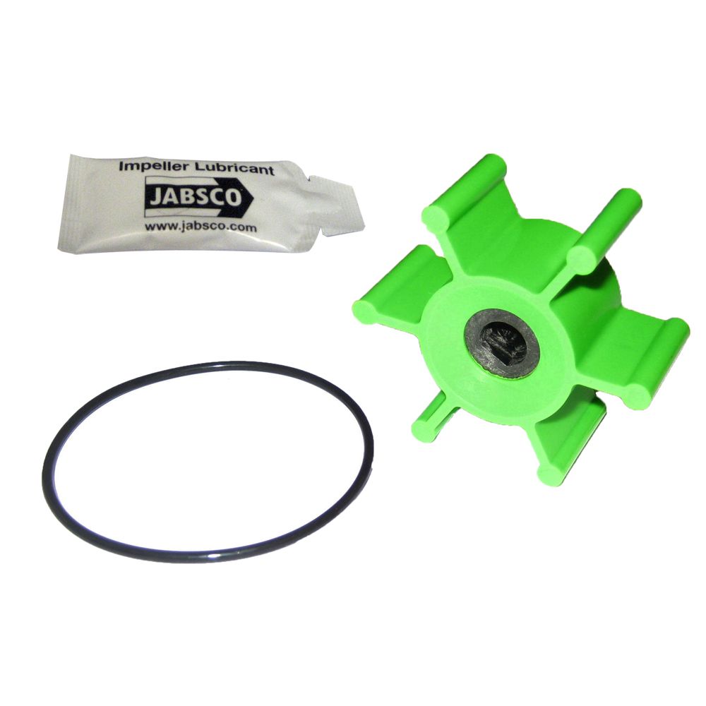 Jabsco Ballast Pump Impeller Kit, 6-Blade, Urethane, 2 in Diameter, Single Flat Drive — Quality Boat Parts
