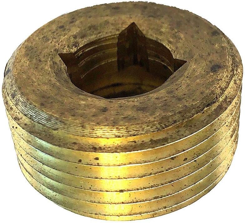 Perko Garboard Drain Plug, 1 in NPT, Cast Bronze Flange, Steel Wrench — Quality Boat Parts