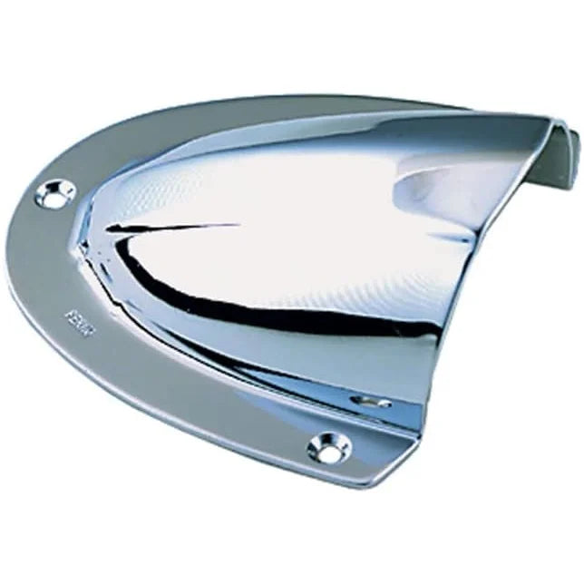 Perko Clam Shell Ventilator, Chrome Plated Brass, 4 x 3-3/4 in Base — Quality Boat Parts