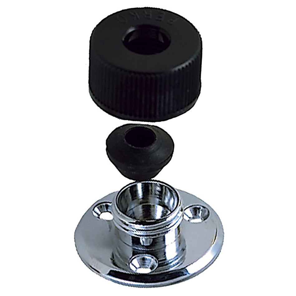 Perko Watertight Cable Outlet, 5/16 in OD Cable, Chrome-Plated Brass — Quality Boat Parts