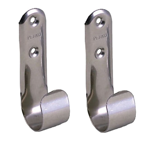 Perko Boat Hook Holders, Stainless Steel, 1-1/2 in Pole OD, Pair — Quality Boat Parts