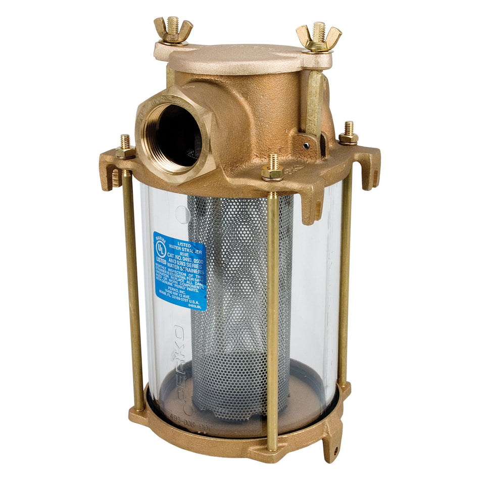 Perko 493 Series Strainer Basket, For 493-DP6 1 in NPT Raw Water Strainer, 304 Stainless Steel — Quality Boat Parts