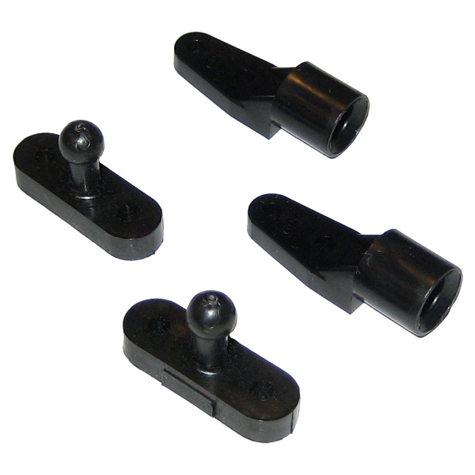 Perko Door Catches, Black Polymer, 2pk — Quality Boat Parts