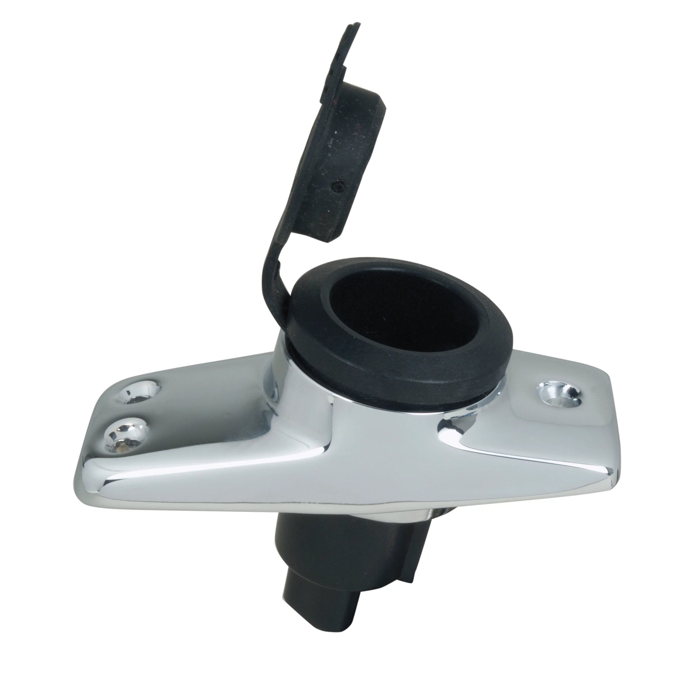 Perko 1059 Plug-In Pole Light Base, For 1343, 1348, 1400, 1451 and 1470 Series, 2-Pin, 16 Degree Rake — Quality Boat Parts