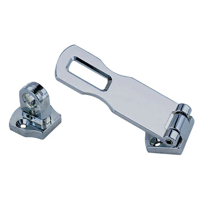 Perko Swivel Eye Hasp, 3 in, Chrome-Plated Zinc Alloy — Quality Boat Parts