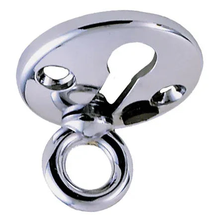 Perko Fender Lock, Chrome-Plated Zinc Alloy, 3/8 in Eye, 1-1/2 in Flange — Quality Boat Parts