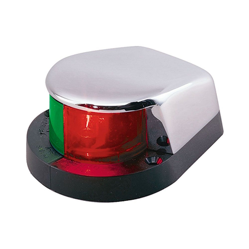 Perko 1310 Bi-Color Navigation Light, For Power-Driven Vessels Under 12m, 12V, 1 NM, Surface Mount, Chrome-Plated Zinc Alloy Top — Quality Boat Parts