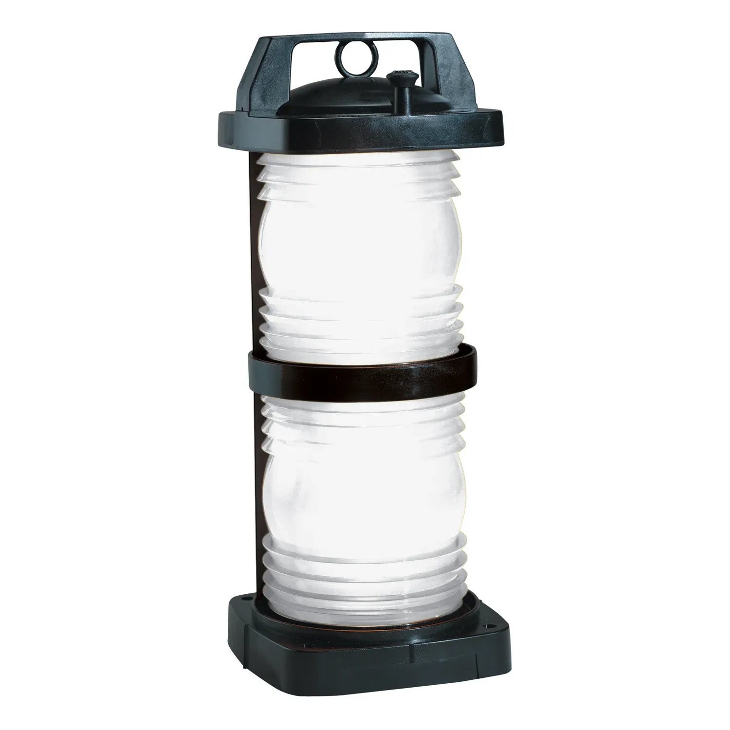 Perko Figure 1365 Double Lens Masthead Light, For Vessels Over 20m, 6 NM, 225°, 24/120/220V, Horizontal Mount, Black Polycarbonate Housing — Quality Boat Parts