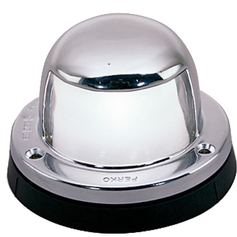 Perko Horizontal Mount Stern Light, 12V, 2 NM, Stainless Steel Top — Quality Boat Parts