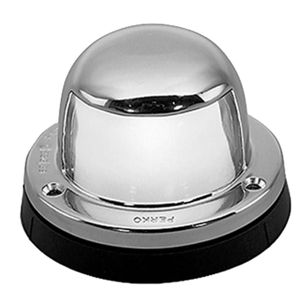 Perko Horizontal Mount Stern Light, Chrome Plated Brass, 12V, 2-Mile Certified — Quality Boat Parts