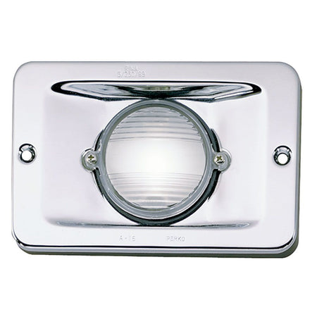 Perko 0939 Vertical Mount Stern Light, Stainless Steel Top, 12V, 2 NM, Flush Mount — Quality Boat Parts