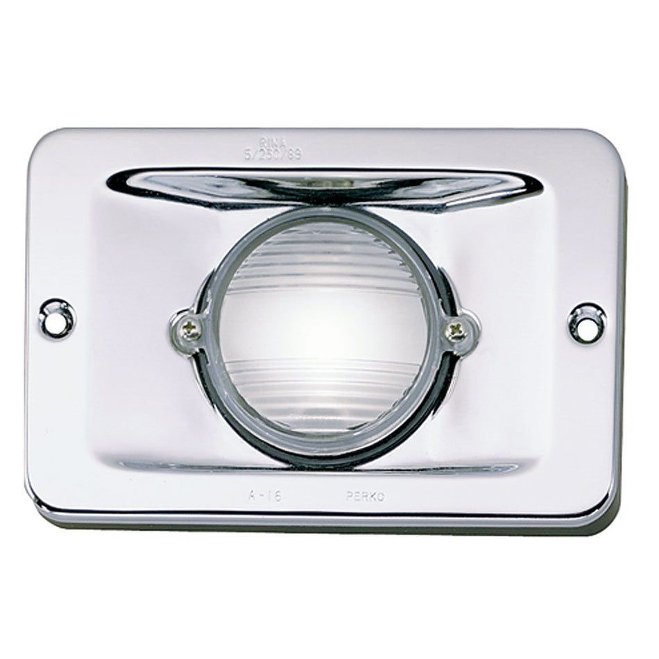 Perko 0939 Vertical Mount Stern Light, Stainless Steel Top, 12V, 2 NM, Flush Mount — Quality Boat Parts