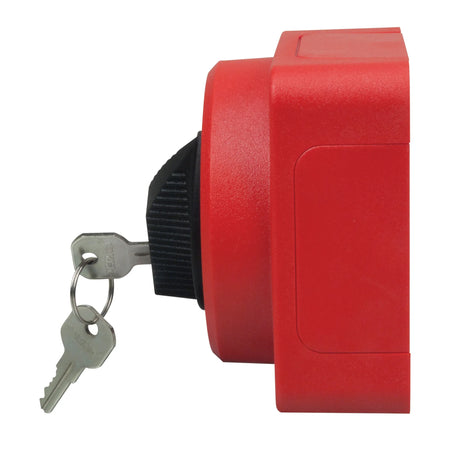 Perko 9612 Compact Medium Duty Main Battery Disconnect Switch with Key Lock, Ignition Protected, 6-32V, 315A Continuous, 450A 5-Min Intermittent — Quality Boat Parts