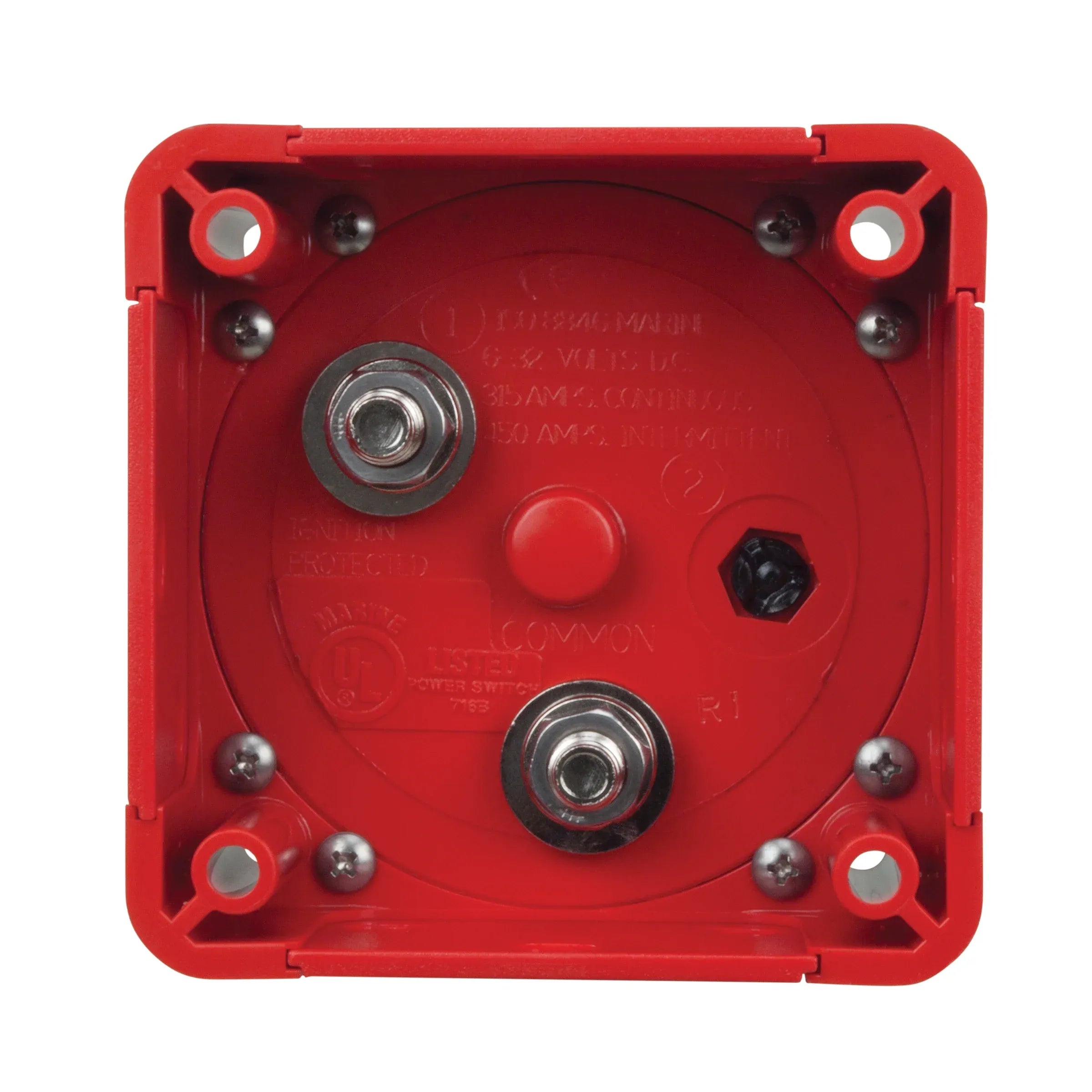 Perko 9612 Compact Medium Duty Main Battery Disconnect Switch with Key Lock, Ignition Protected, 6-32V, 315A Continuous, 450A 5-Min Intermittent — Quality Boat Parts