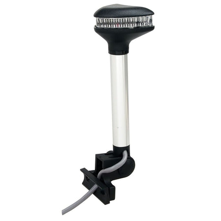 Perko Stealth Series Tower/Arch Mount Folding LED White All-Round Light, For 7/8 in Tubing, 12V, 2nm — Quality Boat Parts
