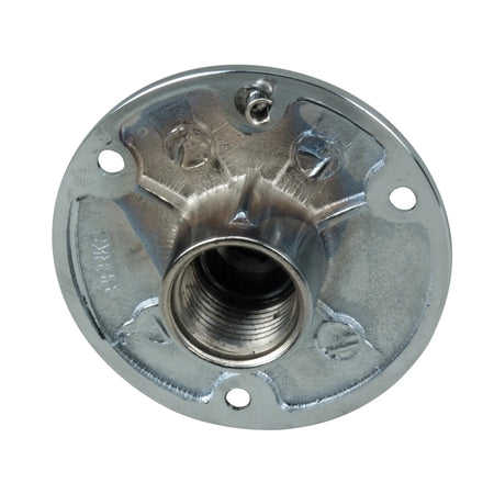Perko 0499 Water Inlet Fitting, 1/2 in NPT, Chrome-Plated Bronze, Female Swivel Hose Connector, Watertight Plug — Quality Boat Parts
