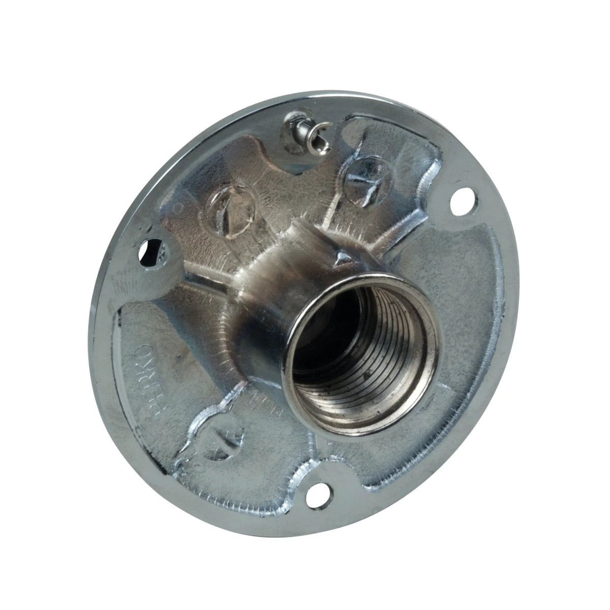 Perko 0499 Water Inlet Fitting, 1/2 in NPT, Chrome-Plated Bronze, Female Swivel Hose Connector, Watertight Plug — Quality Boat Parts
