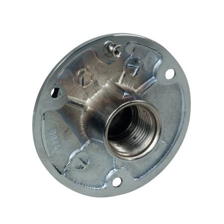 Perko 0499 Water Inlet Fitting, 1/2 in NPT, Chrome-Plated Bronze, Female Swivel Hose Connector, Watertight Plug — Quality Boat Parts