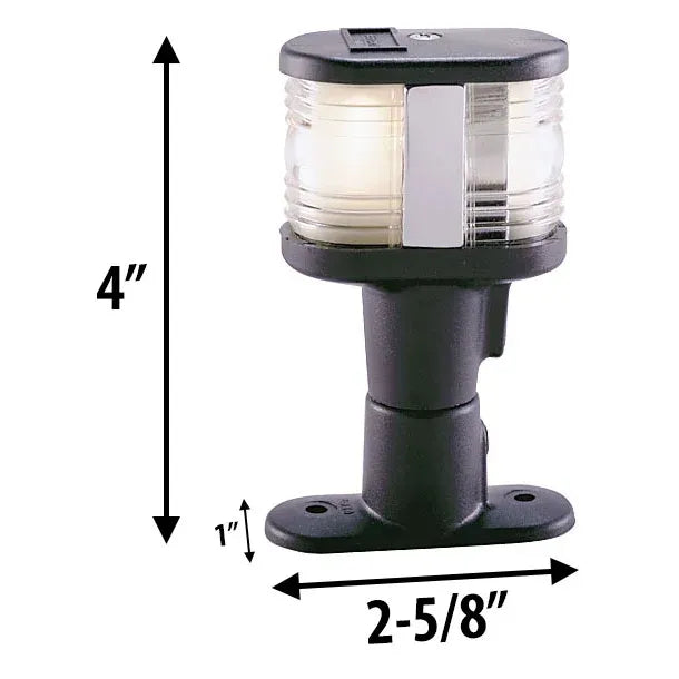 Perko Fixed Mount Combination Masthead/White All-Round Light, 12V, 3 NM — Quality Boat Parts