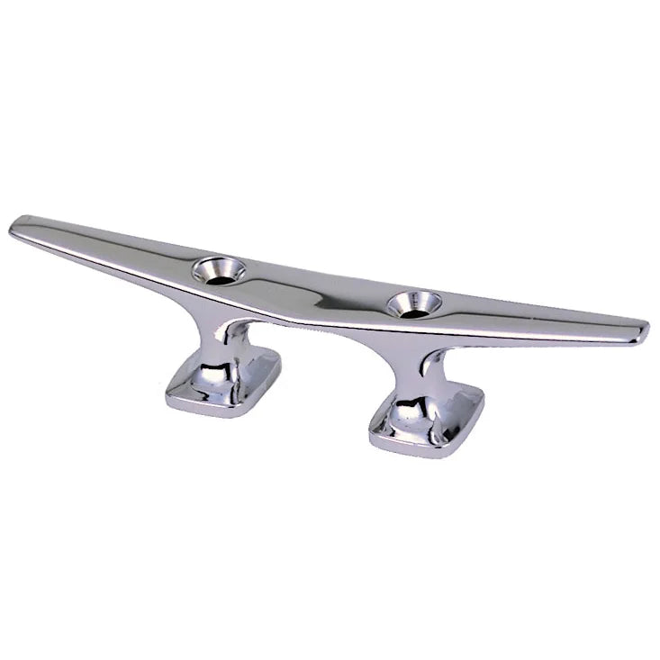 Perko 1252 Open Base Cleat, 6-1/2 in, Chrome Plated Zinc, 3/4 in Line — Quality Boat Parts