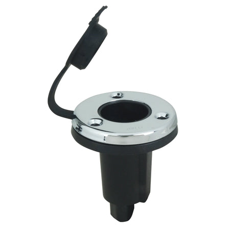 Perko 1045 Plug-In Pole Light Base, 2-Pin, 0° Rake, 2-1/4 in OD — Quality Boat Parts