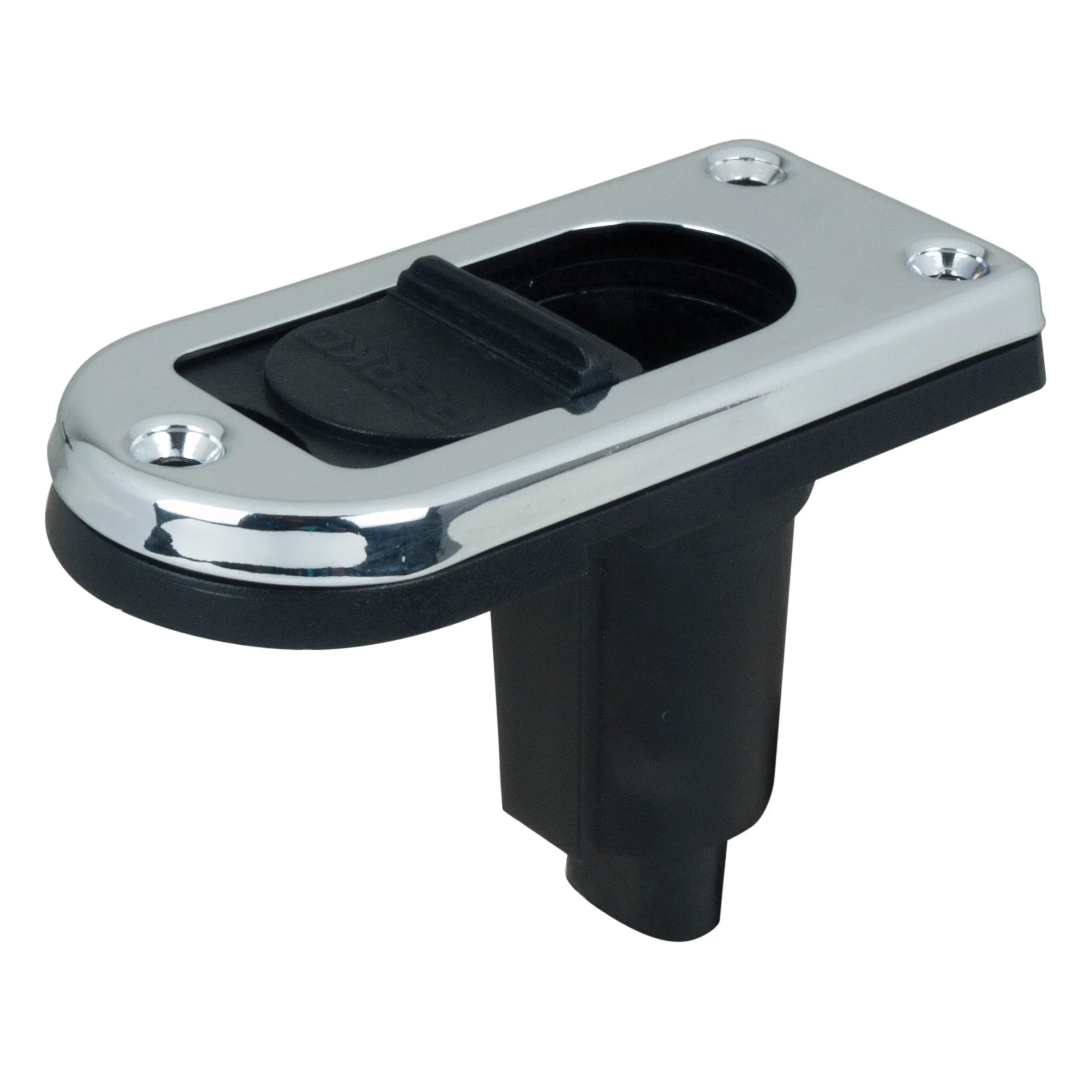 Perko Locking Collar Pole Light Mounting Base, 2-Pin, Stainless Steel, 5° Rake — Quality Boat Parts