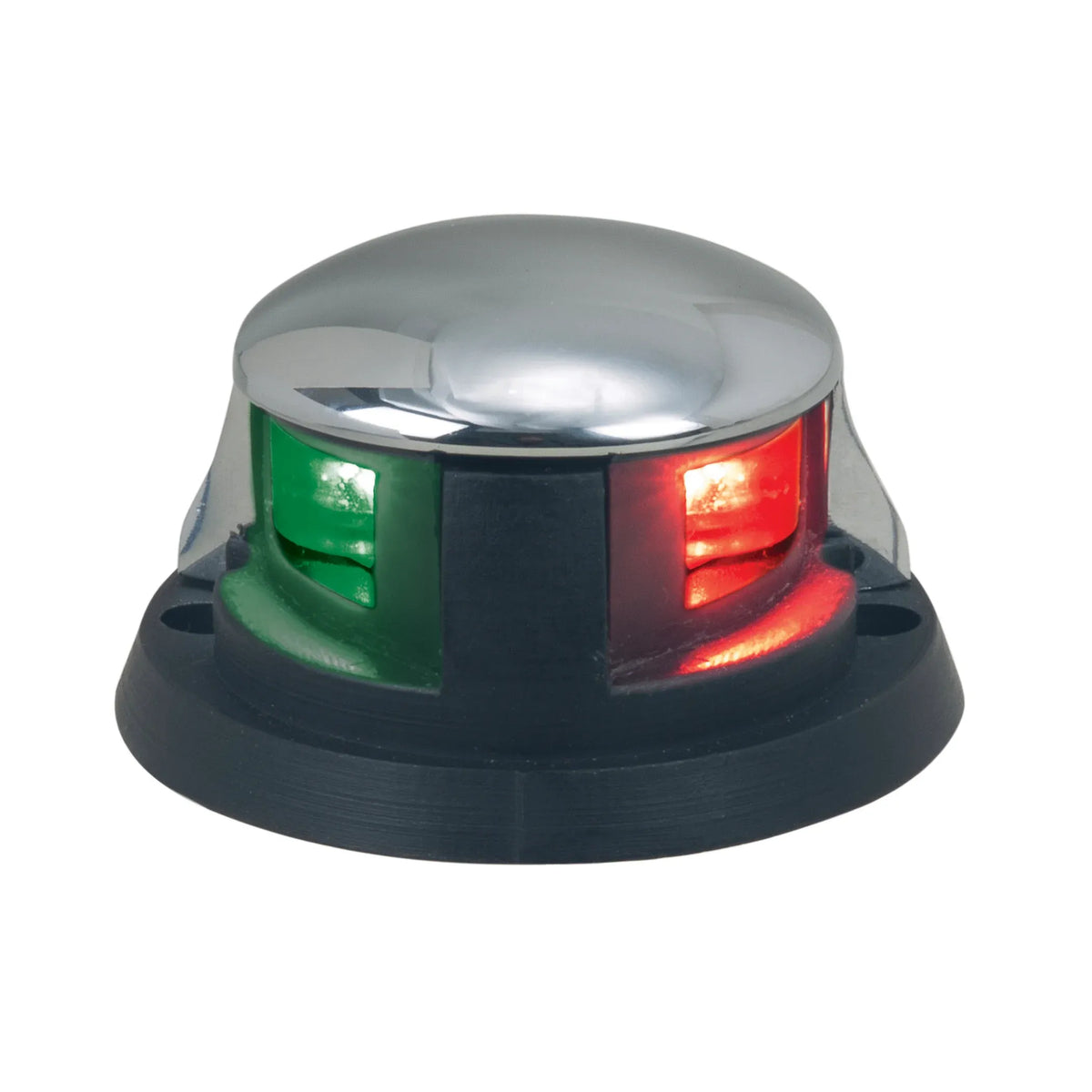 Perko 0647 Bi-Color LED Navigation Light, 12V, 2NM, Horizontal Mount, Chrome-Plated Zinc — Quality Boat Parts