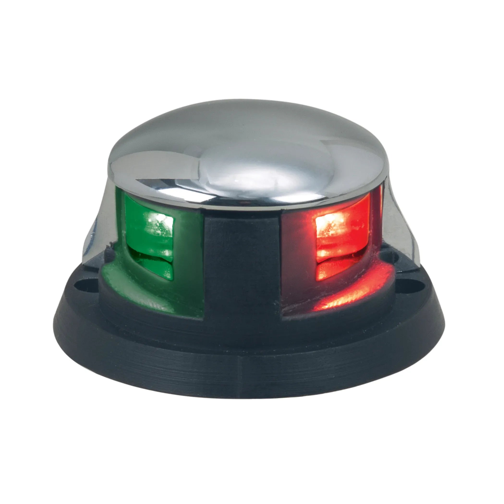 Perko 0647 Bi-Color LED Navigation Light, 12V, 2NM, Horizontal Mount, Chrome-Plated Zinc — Quality Boat Parts