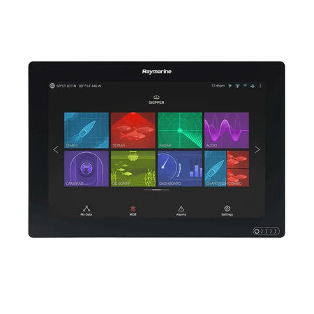 Raymarine Axiom 12 RV MFD, 12 in Touchscreen, RealVision 3D, 600W Sonar, No Chart — Quality Boat Parts
