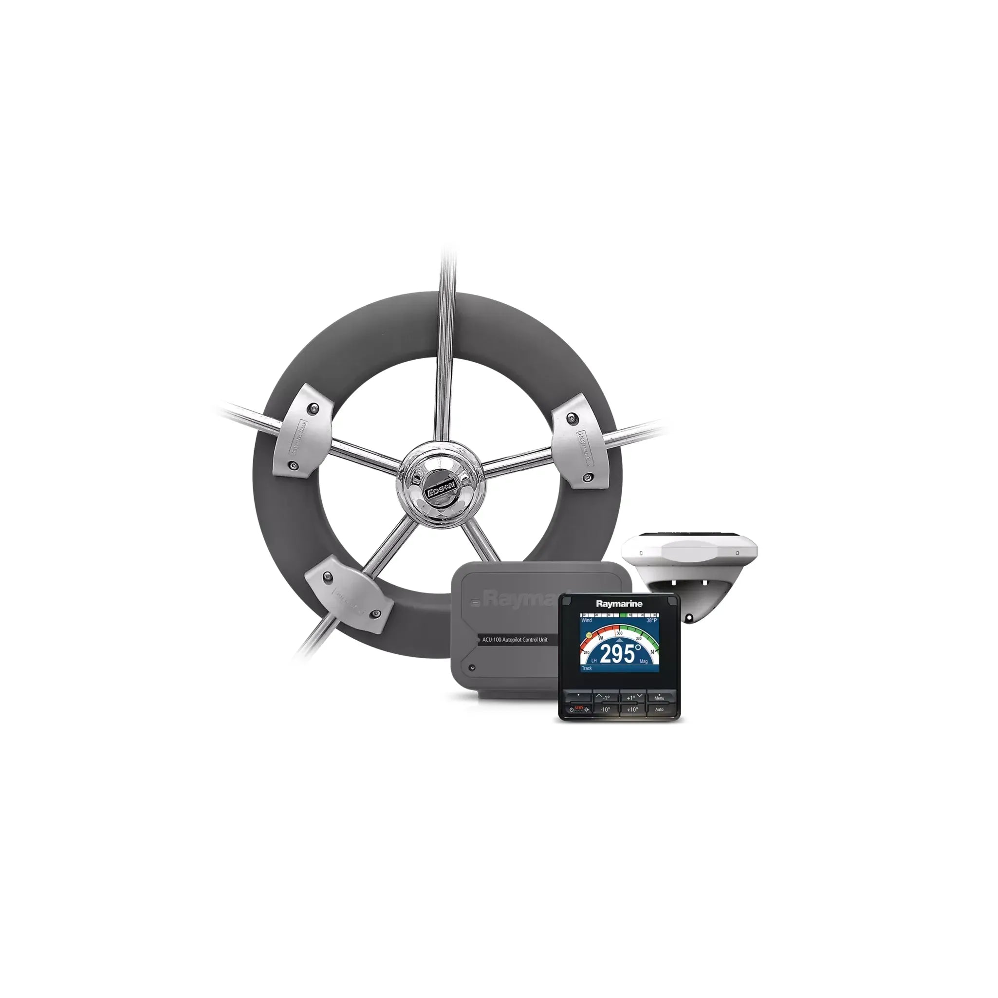 Raymarine EV-100 Wheel Pilot, For Wheel-Steered Sailboats, p70s Control, Up to 16,500 lb Displacement, SeaTalkNG, NMEA 2000 — Quality Boat Parts