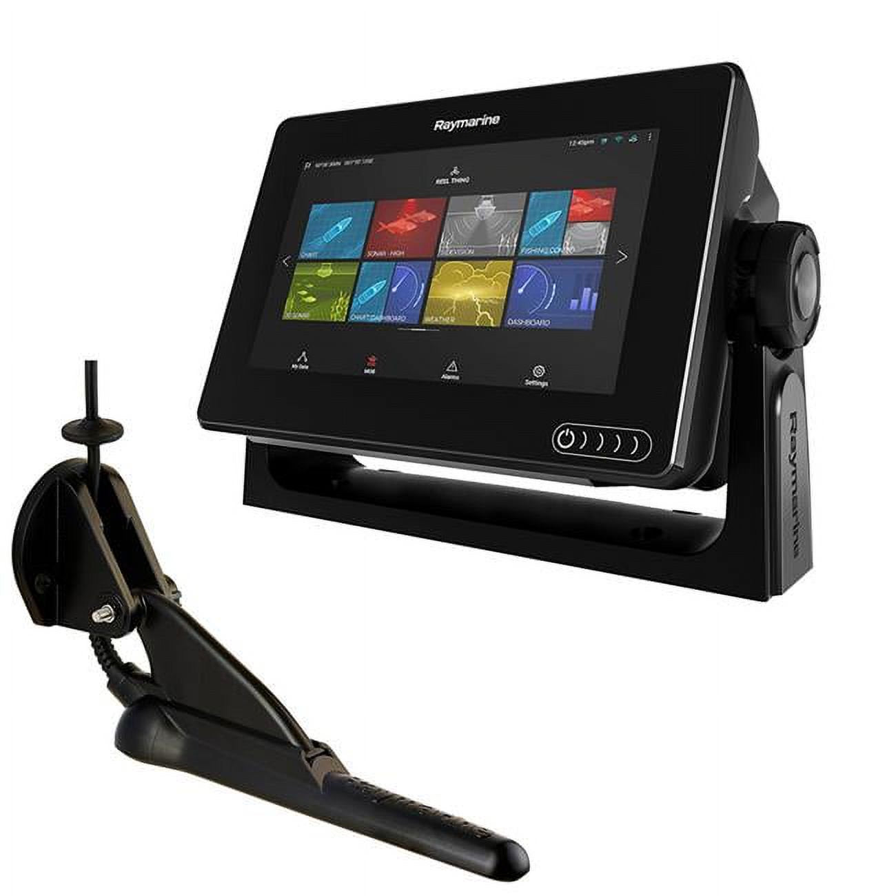 Raymarine Axiom 7 DV MFD, CPT-100DVS Transducer, LightHouse North America Chart — Quality Boat Parts