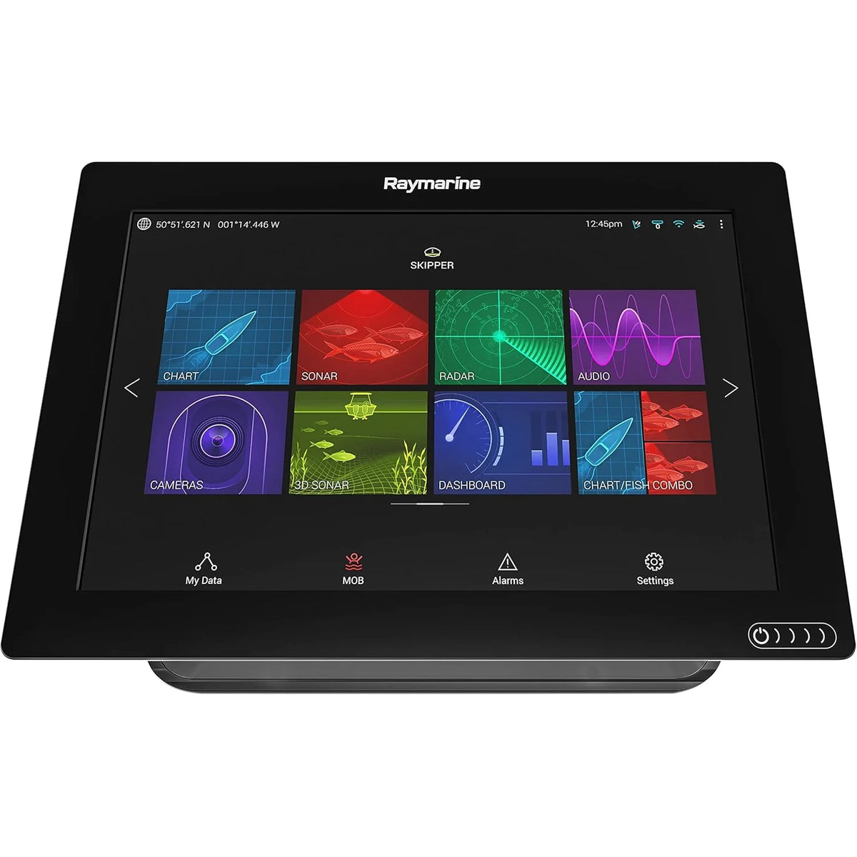 Raymarine Axiom 12 RV Multifunction Display, No Transducer, RealVision 3D, 600W Sonar, LightHouse Charts North America — Quality Boat Parts