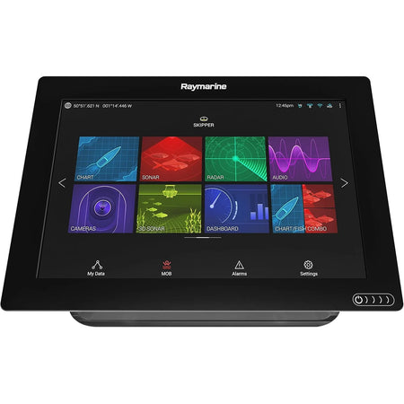 Raymarine Axiom 12 RV Multifunction Display, No Transducer, RealVision 3D, 600W Sonar, LightHouse Charts North America — Quality Boat Parts